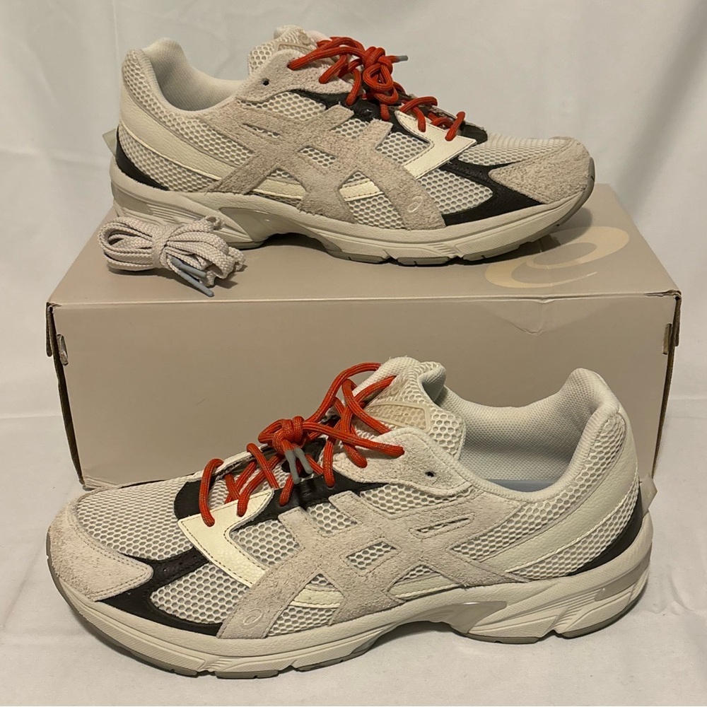 Asics Hal Studios Gel-1130 Glacier Birch White Red 1201A982-200 Men’s Size 14